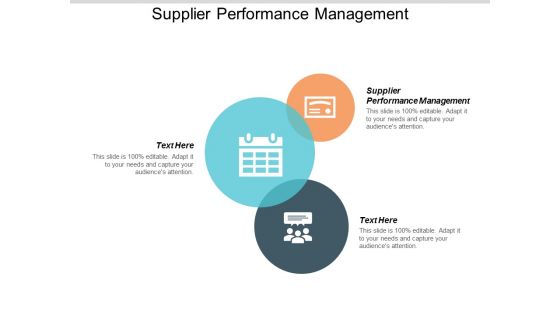 Supplier Performance Management Ppt PowerPoint Presentation File Themes Cpb