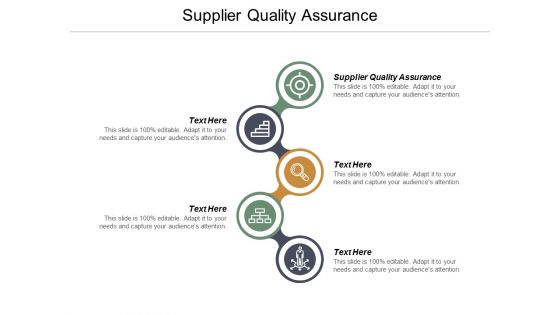 Supplier Quality Assurance Ppt PowerPoint Presentation Ideas Slide Cpb