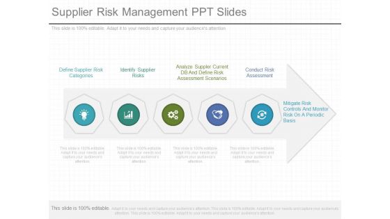 Supplier Risk Management Ppt Slides
