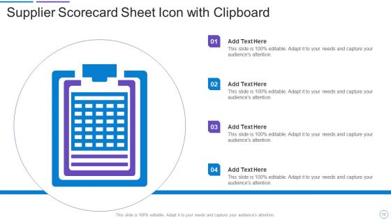 Supplier Scorecard Ppt PowerPoint Presentation Complete Deck