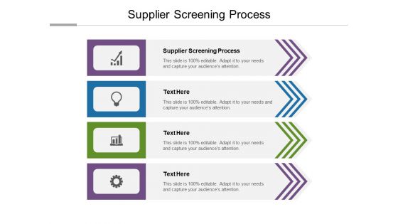 Supplier Screening Process Ppt PowerPoint Presentation Gallery Background Cpb Supplier Screening Process Ppt PowerPoint Presentation Gallery Background Cpb
