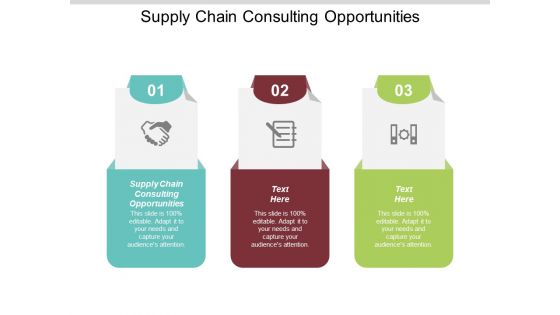 Supply Chain Consulting Opportunities Ppt PowerPoint Presentation Styles Background Designs Cpb