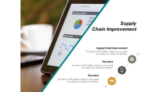 Supply Chain Improvement Ppt PowerPoint Presentation Inspiration Graphic Tips Cpb