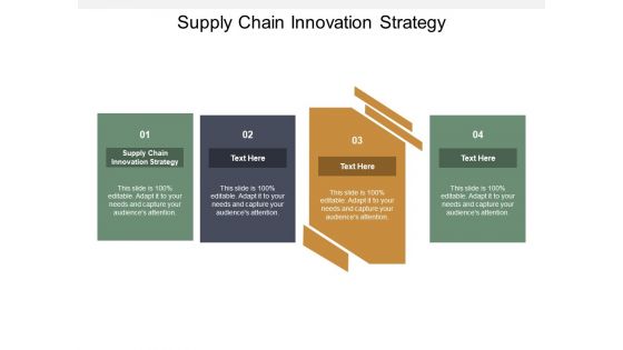 Supply Chain Innovation Strategy Ppt PowerPoint Presentation Layouts Mockup Cpb