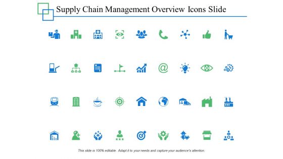 Supply Chain Management Overview Icons Slide Management Marketing Ppt PowerPoint Presentation Summary Demonstration