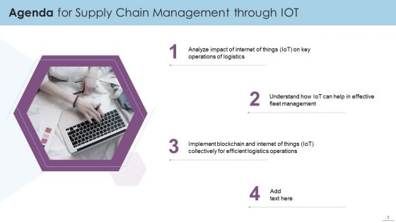 Supply Chain Management Through IOT Ppt PowerPoint Presentation Complete Deck With Slides