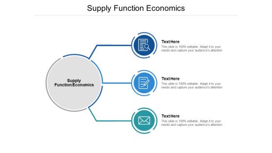 Supply Function Economics Ppt PowerPoint Presentation Portfolio Topics Cpb