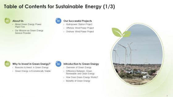 Sustainable Energy Ppt PowerPoint Presentation Complete Deck