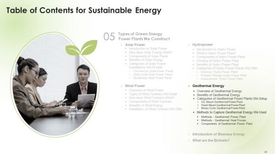 Sustainable Energy Ppt PowerPoint Presentation Complete Deck