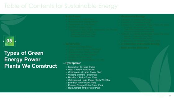 Sustainable Energy Ppt PowerPoint Presentation Complete Deck With Slides