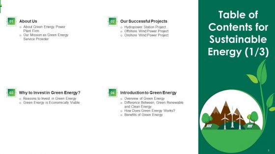 Sustainable Energy Ppt PowerPoint Presentation Complete Deck With Slides