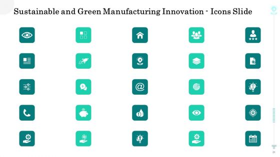 Sustainable Green Manufacturing Innovation Ppt PowerPoint Presentation Complete With Slides