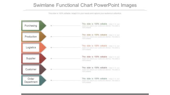 Swimlane Functional Chart Powerpoint Images