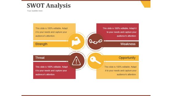 Swot Analysis Ppt PowerPoint Presentation Icon