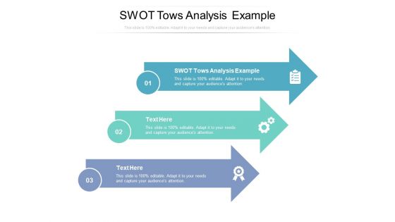Swot Tows Analysis Example Ppt PowerPoint Presentation File Graphics Example Cpb