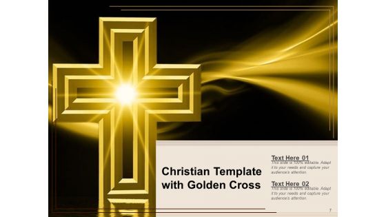 Symbol For Christianity Background Hand Praying Ppt PowerPoint Presentation Complete Deck