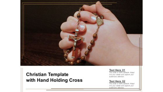 Symbol For Christianity Background Hand Praying Ppt PowerPoint Presentation Complete Deck
