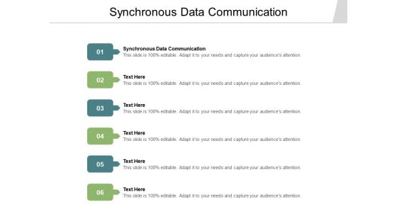 Synchronous Data Communication Ppt PowerPoint Presentation File Rules Cpb Pdf