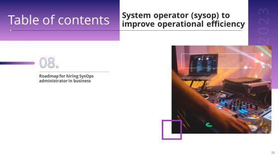 System Operator Sysop To Improve Operational Efficiency Ppt PowerPoint Presentation Complete Deck With Slides