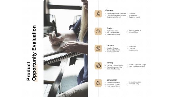 TAM SAM And SOM Product Opportunity Evaluation Ppt Ideas Slides PDF