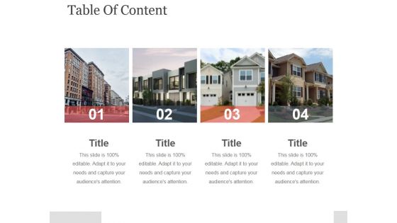 Table Of Content Ppt PowerPoint Presentation Design Ideas