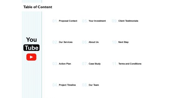 Table Of Content Ppt PowerPoint Presentation Ideas Microsoft
