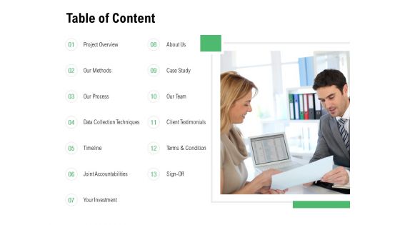 Table Of Content Techniques Ppt PowerPoint Presentation Icon Guide