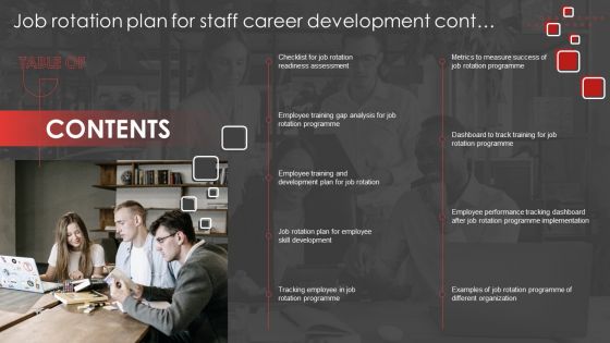 Table Of Contents Job Rotation Plan For Staff Career Development Topics PDF