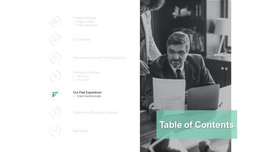 Table Of Contents Management Ppt PowerPoint Presentation Deck Table Of Contents Management Ppt PowerPoint Presentation Deck