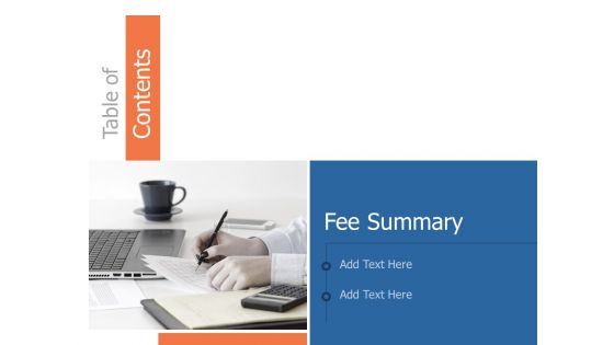 Table Of Contents Summary Ppt Powerpoint Presentation Model Summary