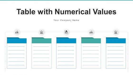 Table With Numerical Values Profitability Ppt PowerPoint Presentation Complete Deck With Slides