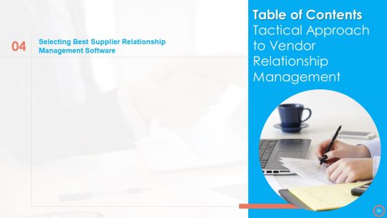 Tactical Approach To Vendor Relationship Management Ppt PowerPoint Presentation Complete Deck With Slides