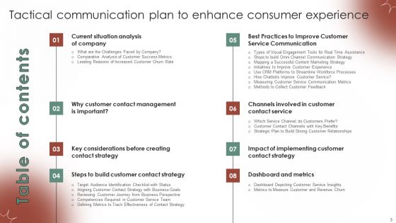 Tactical Communication Plan To Enhance Consumer Experience Ppt PowerPoint Presentation Complete Deck With Slides
