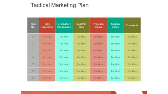 Tactical Marketing Plan Ppt PowerPoint Presentation Infographic Template Slide Portrait Tactical Marketing Plan Ppt PowerPoint Presentation Infographic Template Slide Portrait