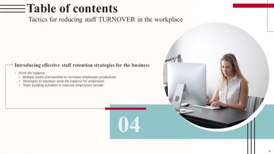 Tactics For Reducing Staff TURNOVER In The Workplace Ppt PowerPoint Presentation Complete Deck With Slides