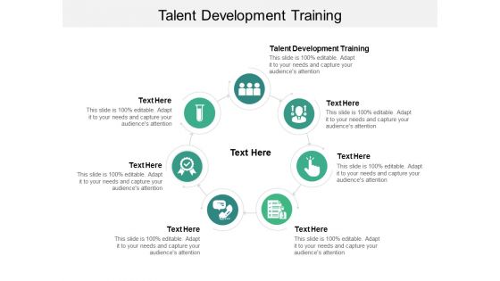 Talent Development Training Ppt PowerPoint Presentation Inspiration Master Slide Cpb