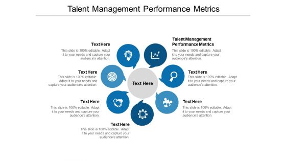 Talent Management Performance Metrics Ppt PowerPoint Presentation Inspiration Gallery Cpb