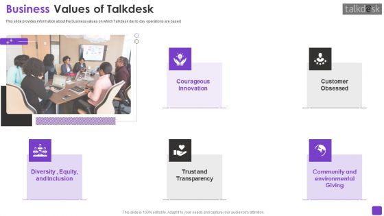 Talkdesk Investor Financing Business Pitch Deck Ppt PowerPoint Presentation Complete Deck With Slides