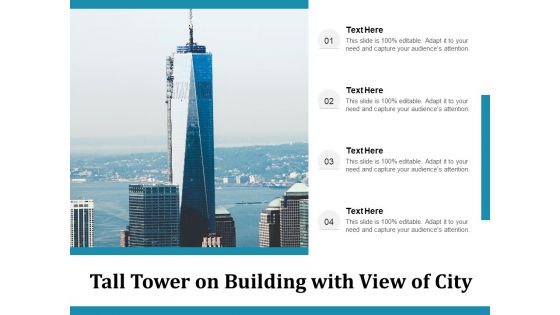 Tall Tower On Building With View Of City Ppt PowerPoint Presentation Slides Graphic Images PDF