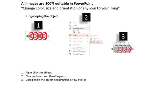 Target Boards On Arrow Powerpoint Templates