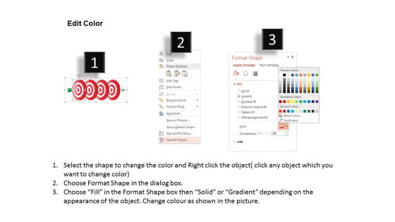 Target Boards On Arrow Powerpoint Templates