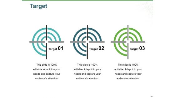 Target Ppt PowerPoint Presentation Icon Graphics
