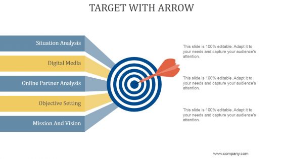 Target With Arrow Ppt PowerPoint Presentation Infographics