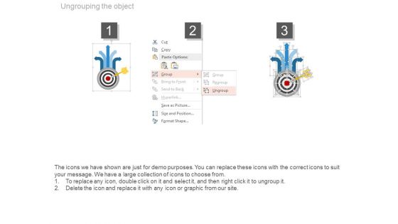Targets Board With Arrows For Analysis Powerpoint Slides