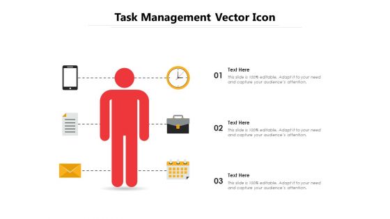 Task Management Vector Icon Ppt PowerPoint Presentation File Objects PDF