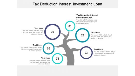 Tax Deduction Interest Investment Loan Ppt PowerPoint Presentation Show Graphics Pictures Cpb Pdf