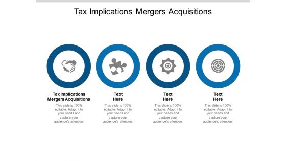 Tax Implications Mergers Acquisitions Ppt PowerPoint Presentation Model Shapes Cpb