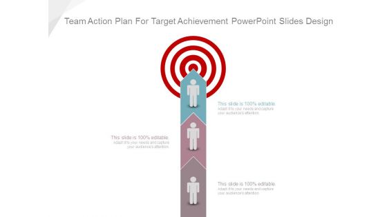 Team Action Plan For Target Achievement Powerpoint Slides Design