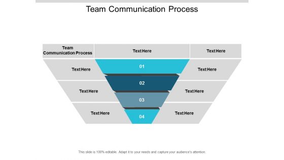 Team Communication Process Ppt PowerPoint Presentation Outline Influencers Cpb