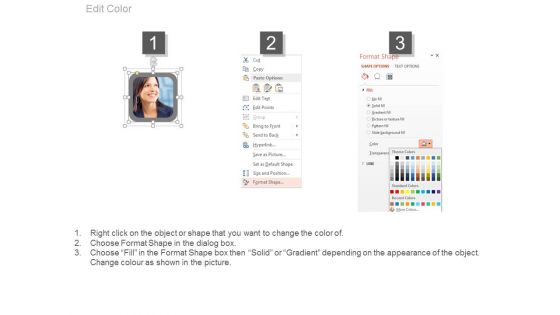 Team Communication Via Facebook Twitter Email Powerpoint Slides